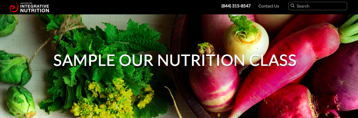 Institute for Integrative Nutrition Sample Class
