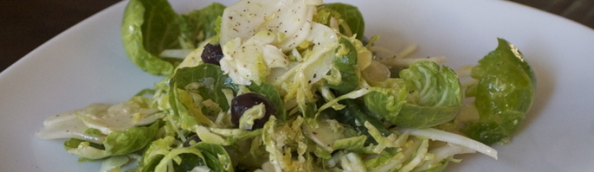 Brussel Sprout and Sunchoke Slaw