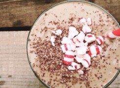 Chocolate Peppermint Candy Shake