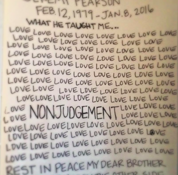 What the recent death of my brother taught me about life––a lesson in love.