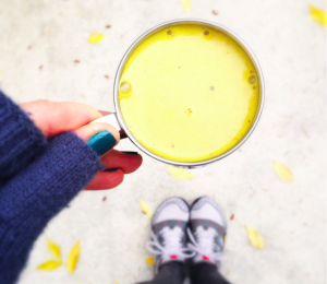 Change can be messy like a turmeric latte explosion