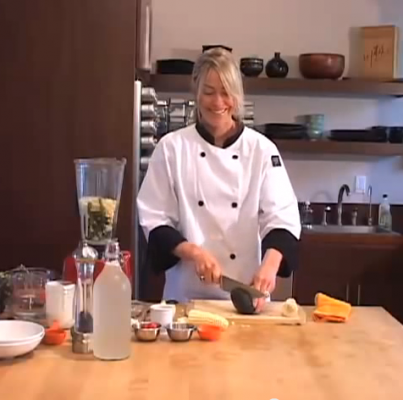 Coconut Asparagus Soup Cooking Lesson