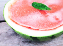 Chilled Ginger Lime Watermelon Soup